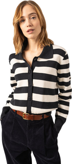 Saint James Galway Striped Cardigan - Women's