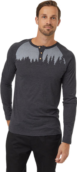 tentree TreeBlend Classic Long Sleeve Henley T-Shirt - Men's