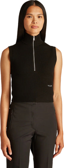 Tilley Stretch Merino Sleeveless Turtleneck Top - Women's