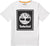 Timberland Short-Sleeve Logo T-Shirt - Men's - White - Black