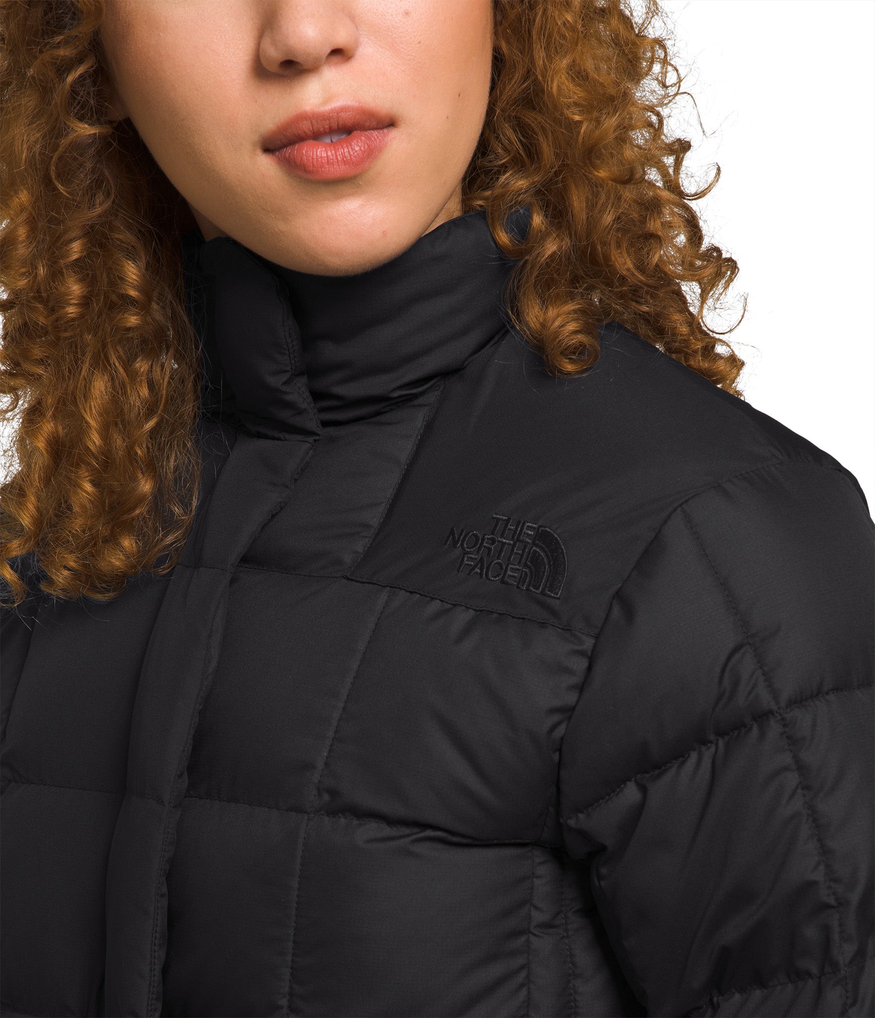 The North Face puffer lhotse reversible jacket in black