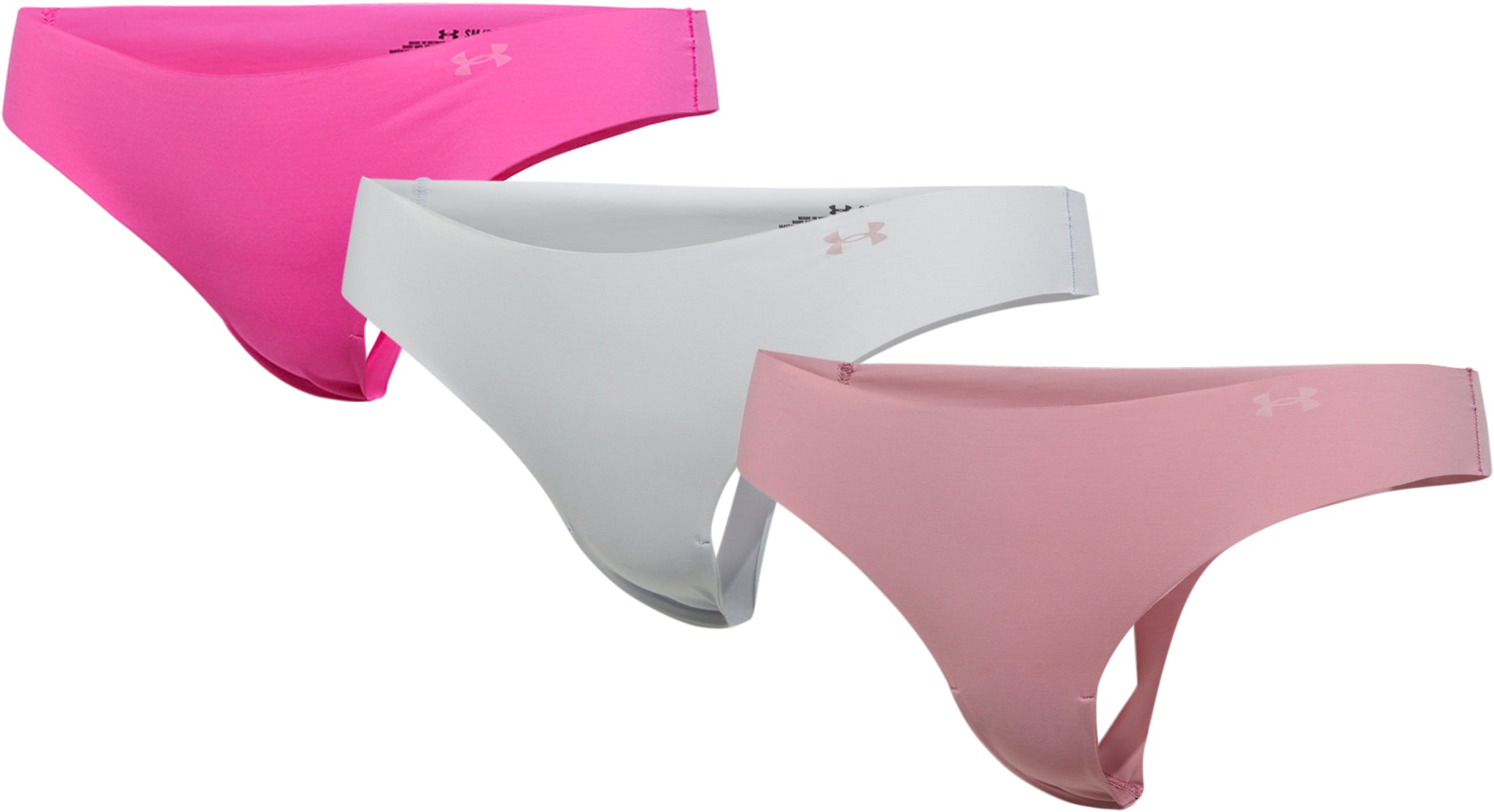  PS Thong 3Pack Print, Pink - women's underwear - UNDER  ARMOUR - 19.29 € - outdoorové oblečení a vybavení shop