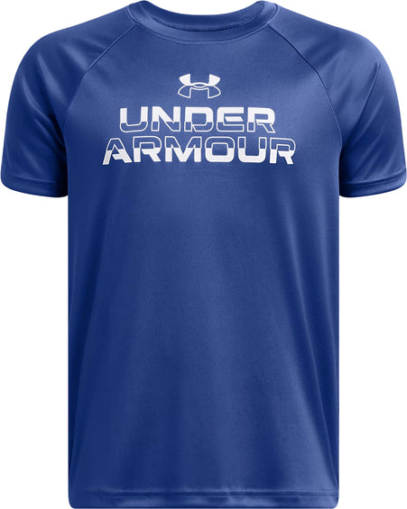 Under Armour UA Tech Split Wordmark Short Sleeve T-Shirt - Boys