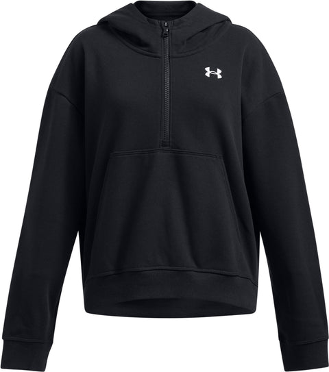 Under Armour UA Rival Fleece Textured Half Zip Hoodie - Girls