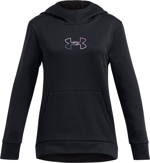 Under Armour Armour Fleece Big Logo Hoodie - Girl