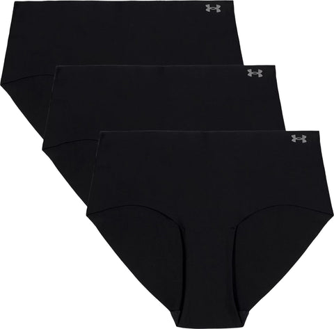 Under Armour UA Pure Stretch No-Show Hipster Brief 3-Pack - Women's