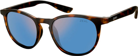 Zeal Optics Juno Polarized Sunglasses - Matte Tortoise - Horizon Blue Lens - Unisex