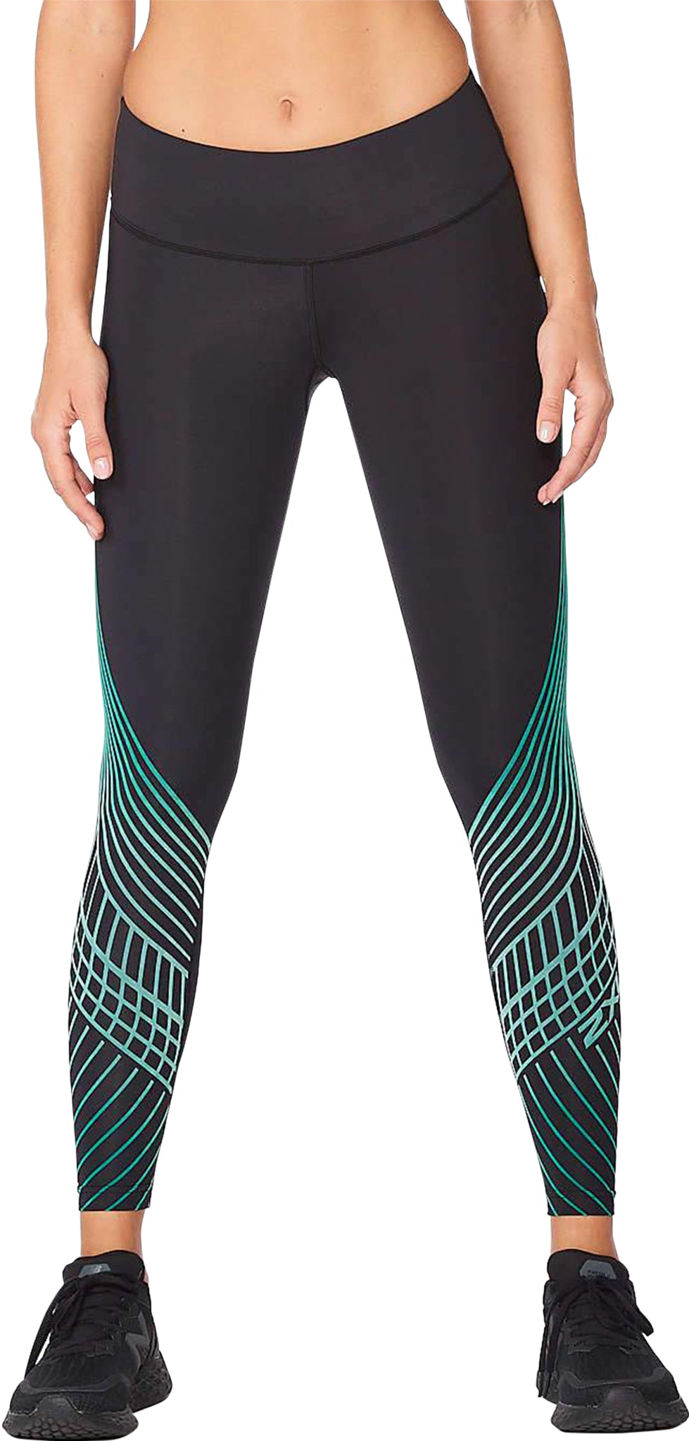 2XU Motion Texture Mid-Rise Compression Tights - Women's