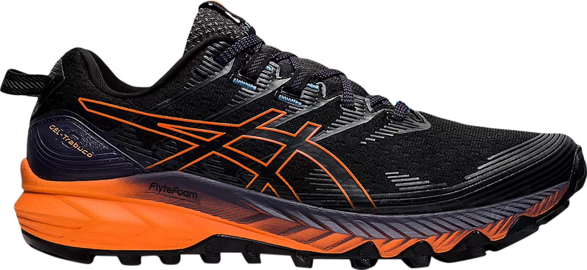 Men's GEL-TRABUCO 10, Shocking Orange/Black, Trail Running Shoes