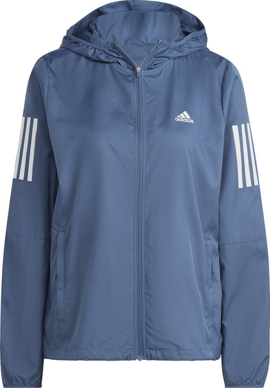 adidas Own The Run Hooded Running Windbreaker Jacket - Women's