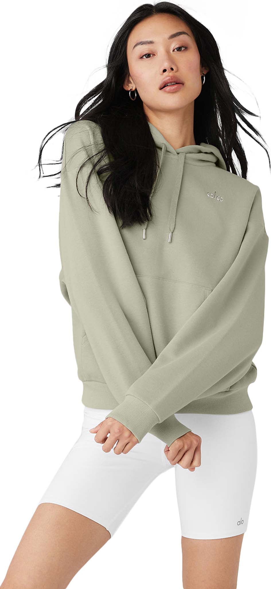 Alo Yoga Accolade Hoodie in Natural