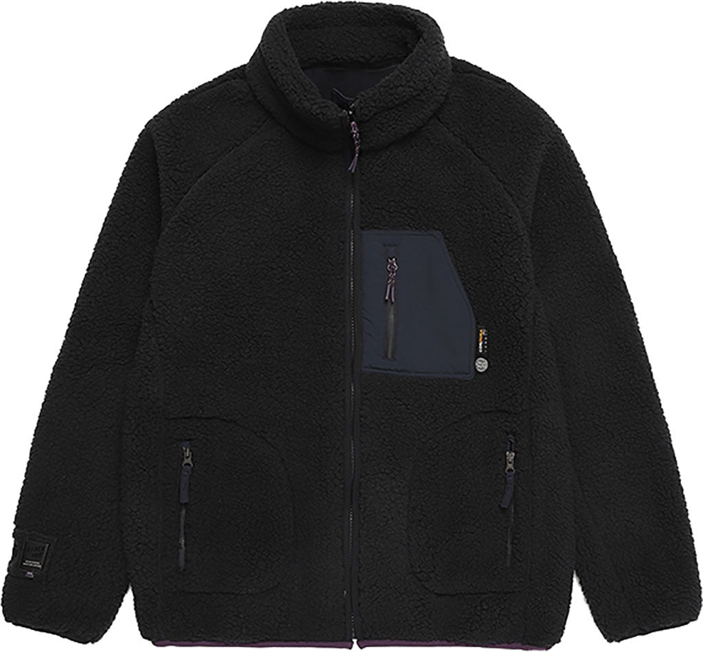 Buy Harpa Women's Fleece Collared Neck Jacket (GR4224_Navy_Medium) at