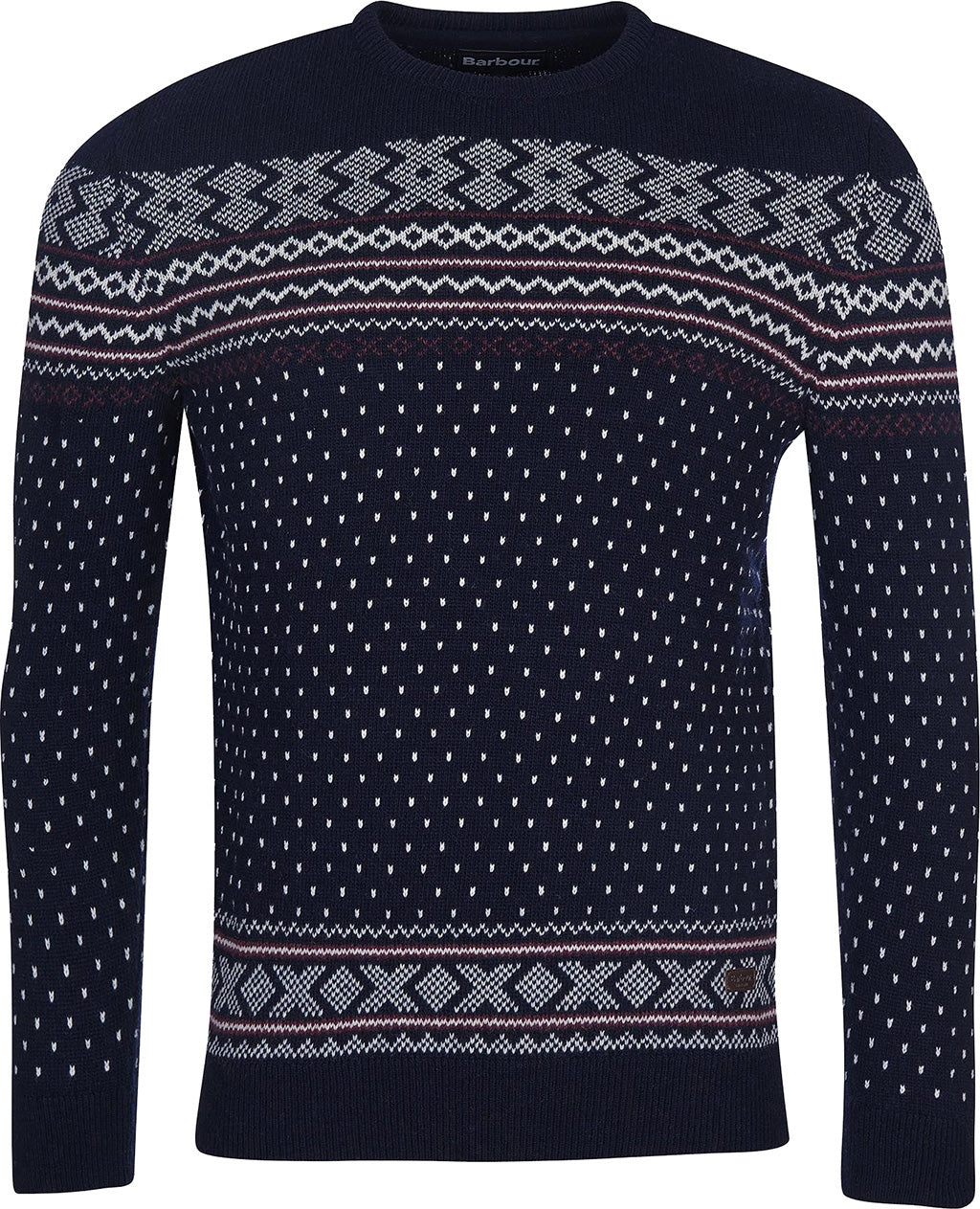 Barbour Essential Fair Isle Crew Jumper - Men's | Altitude Sports