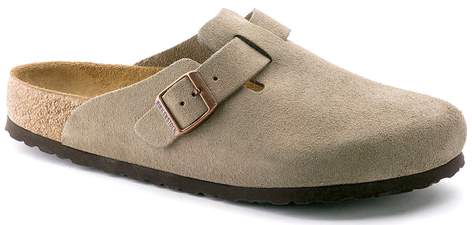 Birkenstock Boston Soft Footbed Suede Leather Mules - Unisex