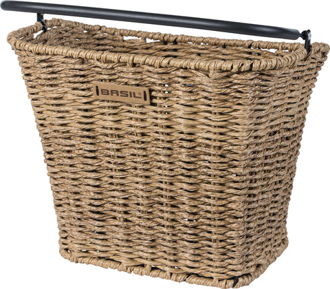 Basil Bremen Rattan Front Bicycle Basket