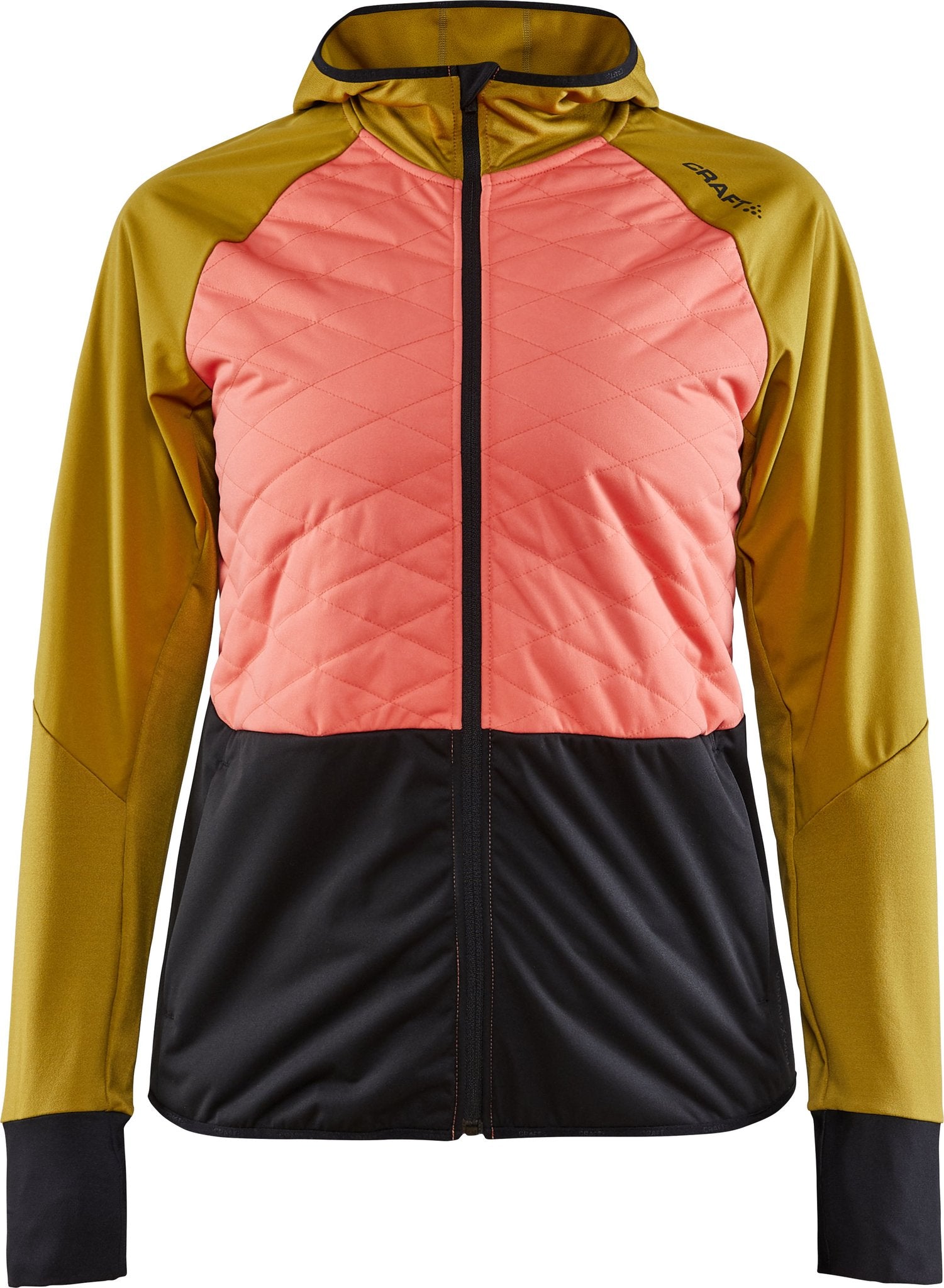 Free tech store jacket orange