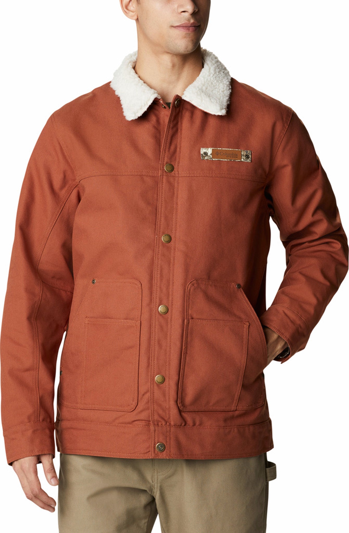 Sherpa lined field outlet jacket