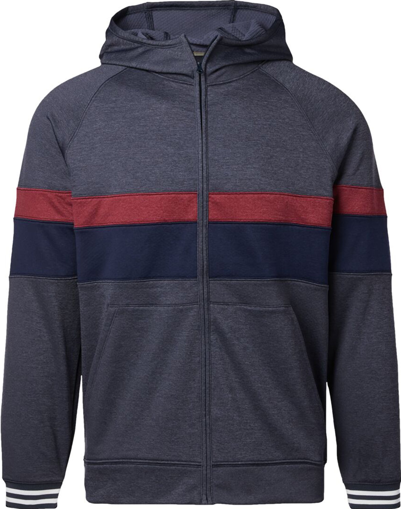 Cotopaxi Men's Bandera Full Zip sale Graphite Stripe Hooded Sweatshirt Jacket Size XL