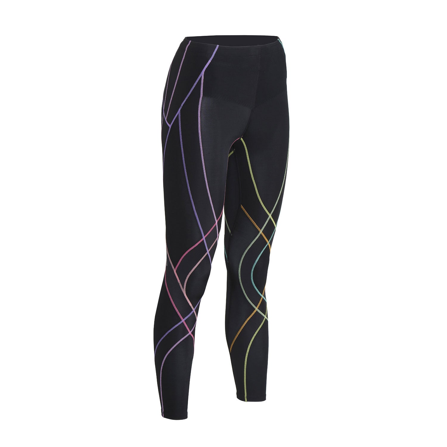 CW-X Endurance Generator Tights (Black/Pastel Rainbow) Women's Workout The  athletic and supportive CW-X Enduranc…