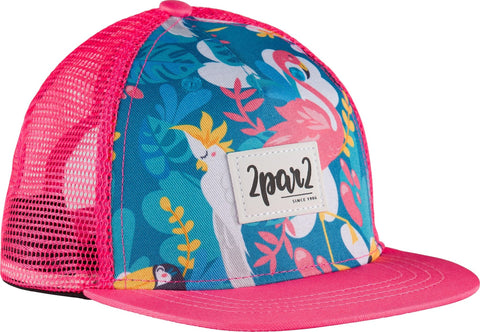 Deux par Deux Roses Printed Cap - Little Girl