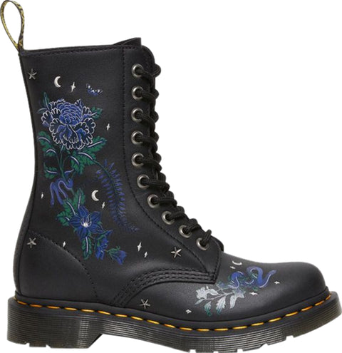 Dr. Martens 1490 Mystic Floral Leather Mid-Calf Boots - Women's