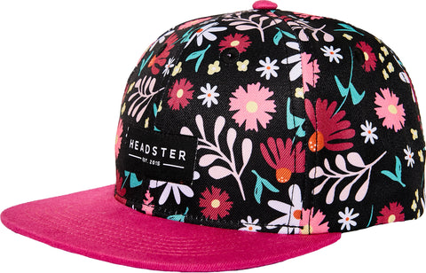 Headster Kids Flower Snapback Cap