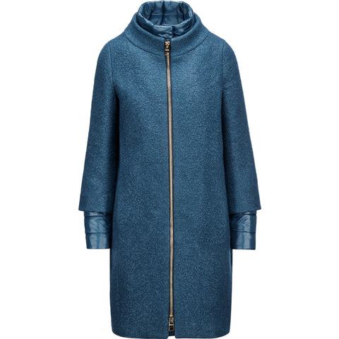 Herno Boucle Coat + Nylon Ultralight - Women's