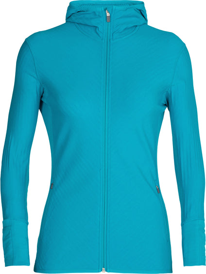Icebreaker RealFleece™ Merino Descender Long Sleeve Zip Hood Jacket - Women's