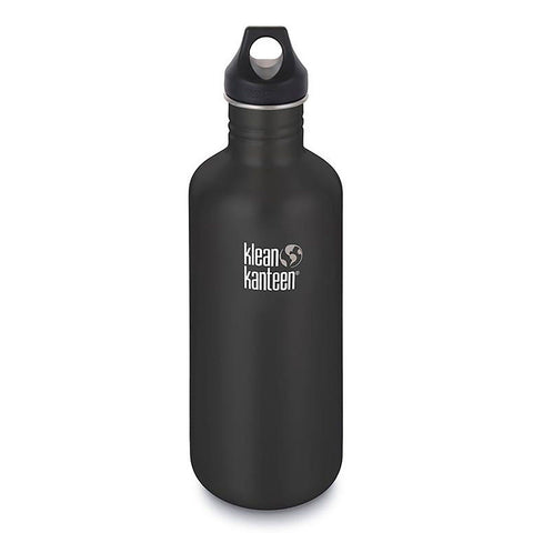 Klean Kanteen Classic Stainless Steel Bottle with Loop Cap - 40 Oz