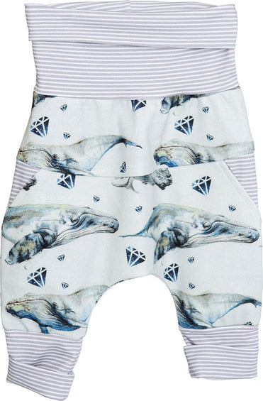 Little Yogi Infant and Toddler Little Whales Harem Pants