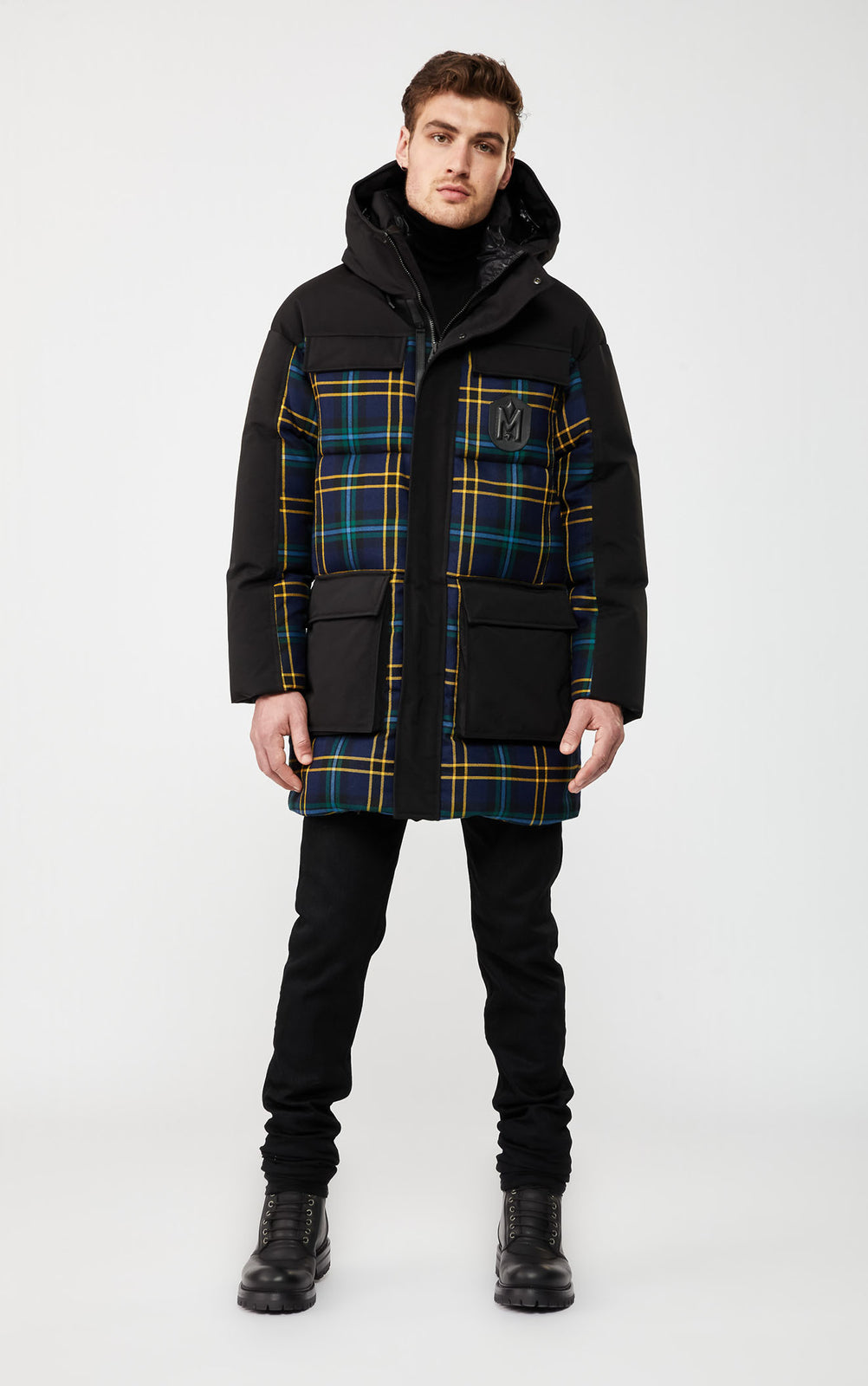 Mackage on sale plaid coat