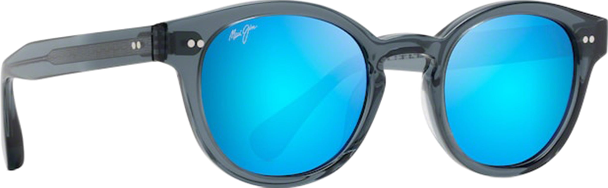 Body Glove Polarized Sunglasses. Clear Frame Blue/Green Mirror