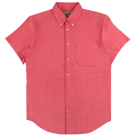 Naked & Famous Short Sleeve Shirt  Double Weave Gauze - Men's