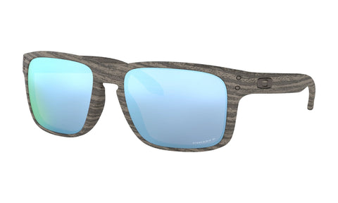 Oakley Holbrook XS Sunglasses - Woodgrain - Prizm Deep Water Polarized Lens - Youth