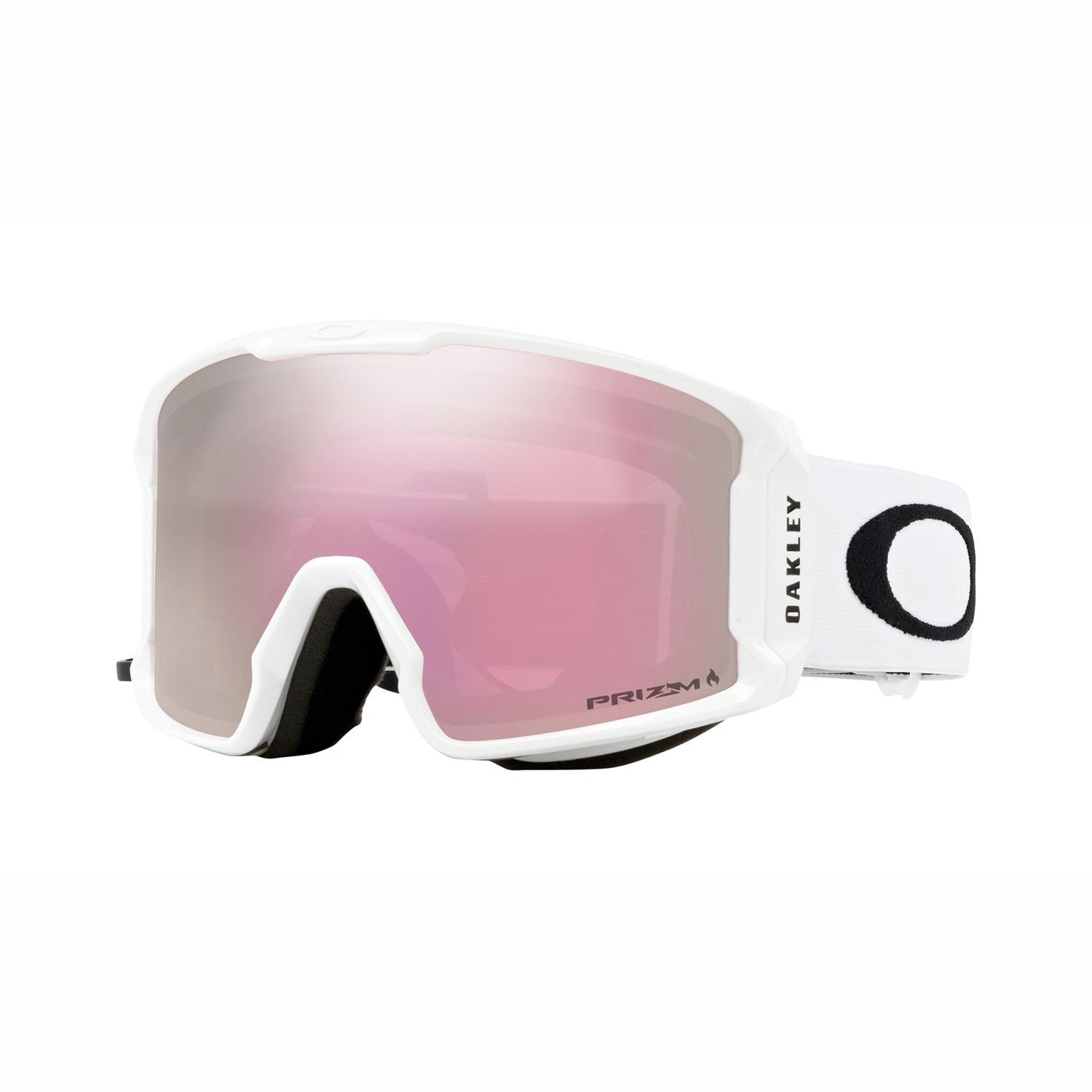 Oakley Line Miner - Matte White - Inferno Prizm Snow HI Pink Iridium Lens  Goggles (ALT)
