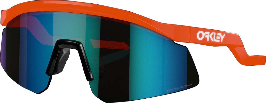 Oakley Hydra Sunglasses - Neon Orange - Prizm Sapphire Iridium