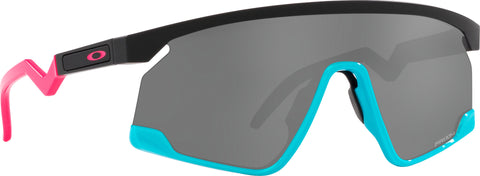 Oakley BXTR Sunglasses - Matte Black and Teal - Prizm Black Iridium Lens - Unisex