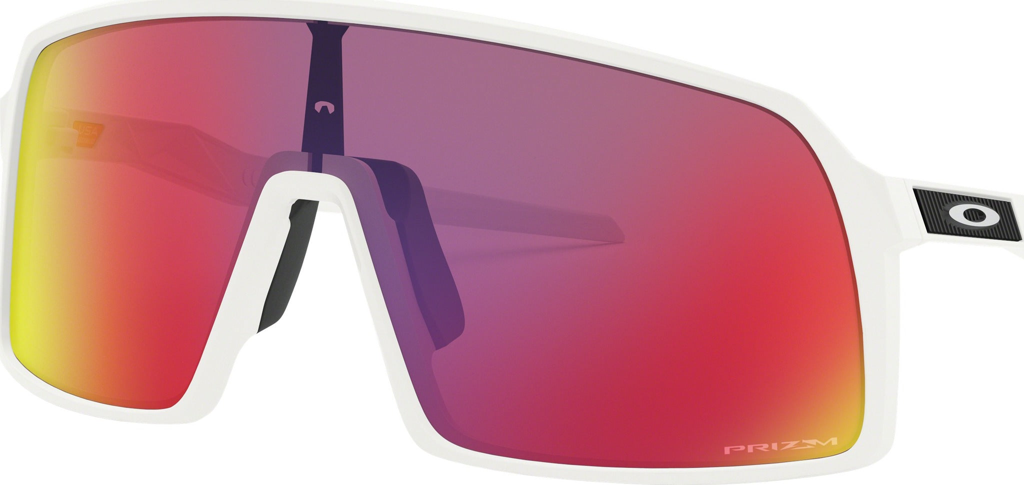Oakley Sutro Sunglasses - Matte White - Prizm Road Lens | Altitude Sports