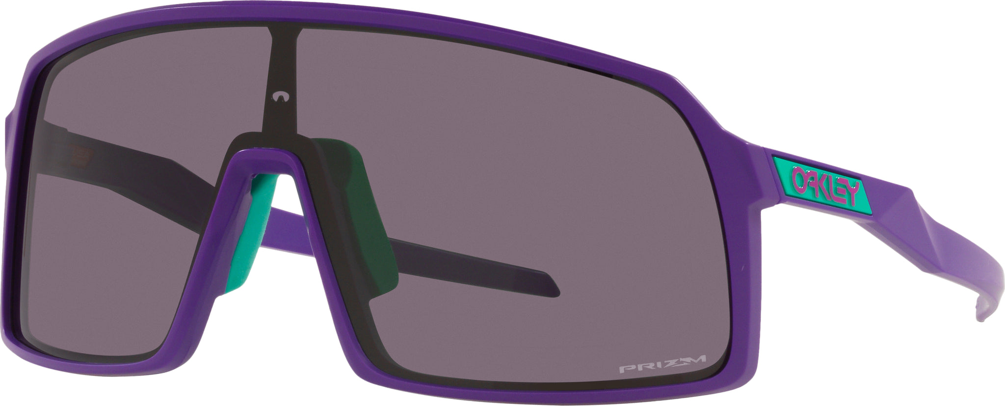 Oakley Sutro Sunglasses - Matte Electric Purple - Prizm Grey Lens