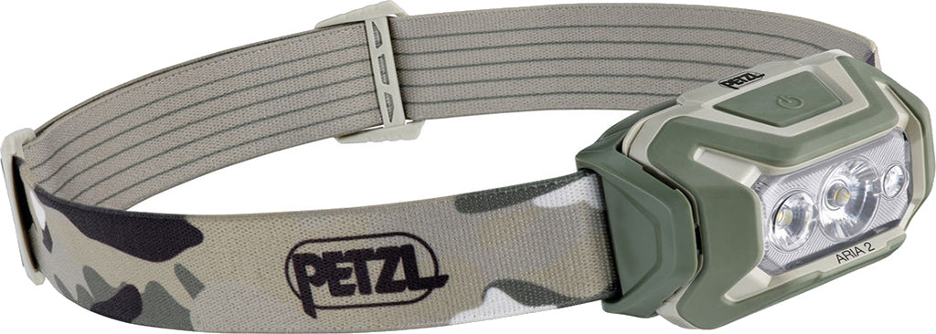 Lampe frontale puissante ARIA 2 Red Green Blue PETZL