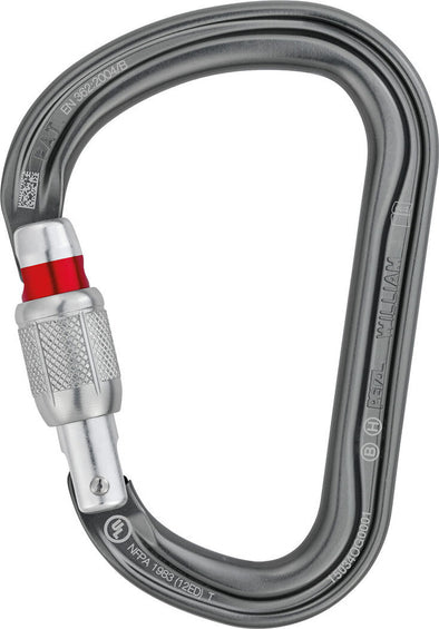 Petzl William Screw-Lock Carabiner