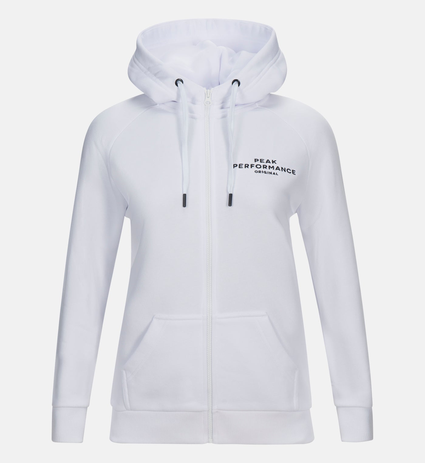 Peak performance logo shop zip hoodie