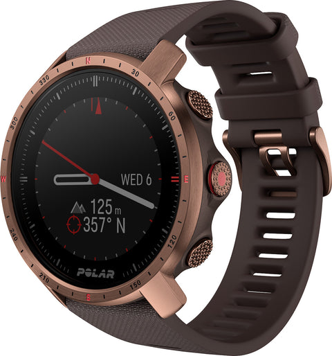 Polar Grit X Pro with Synthetic Rubber Strap Watch