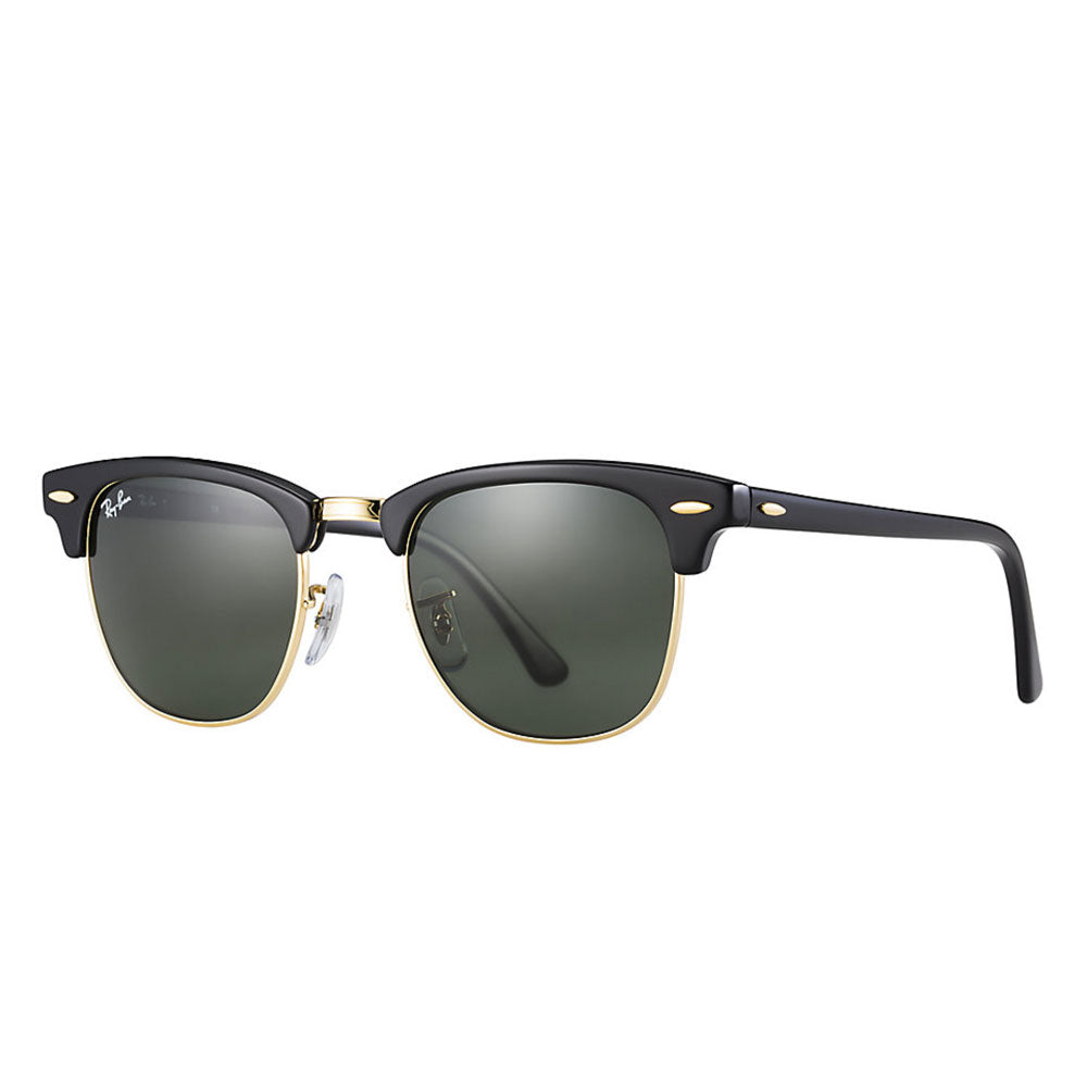 Ray Ban Clubmaster Classic - Black Frame - Green Classic G-15 Lens ...