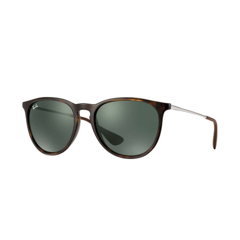 Ray-Ban Erika Classic - Tortoise Gunmetal Frame - Green Classic Lens