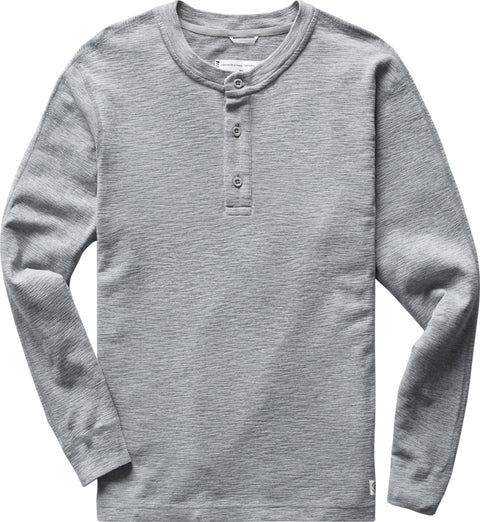 Reigning Champ 1X1 Slub Knit Henley - Men's