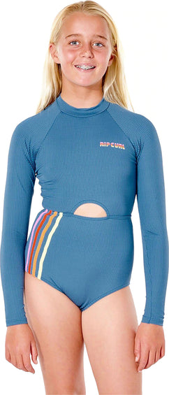 Rip Curl Surf Revival Teen Long Sleeves One Piece - Gir'ls