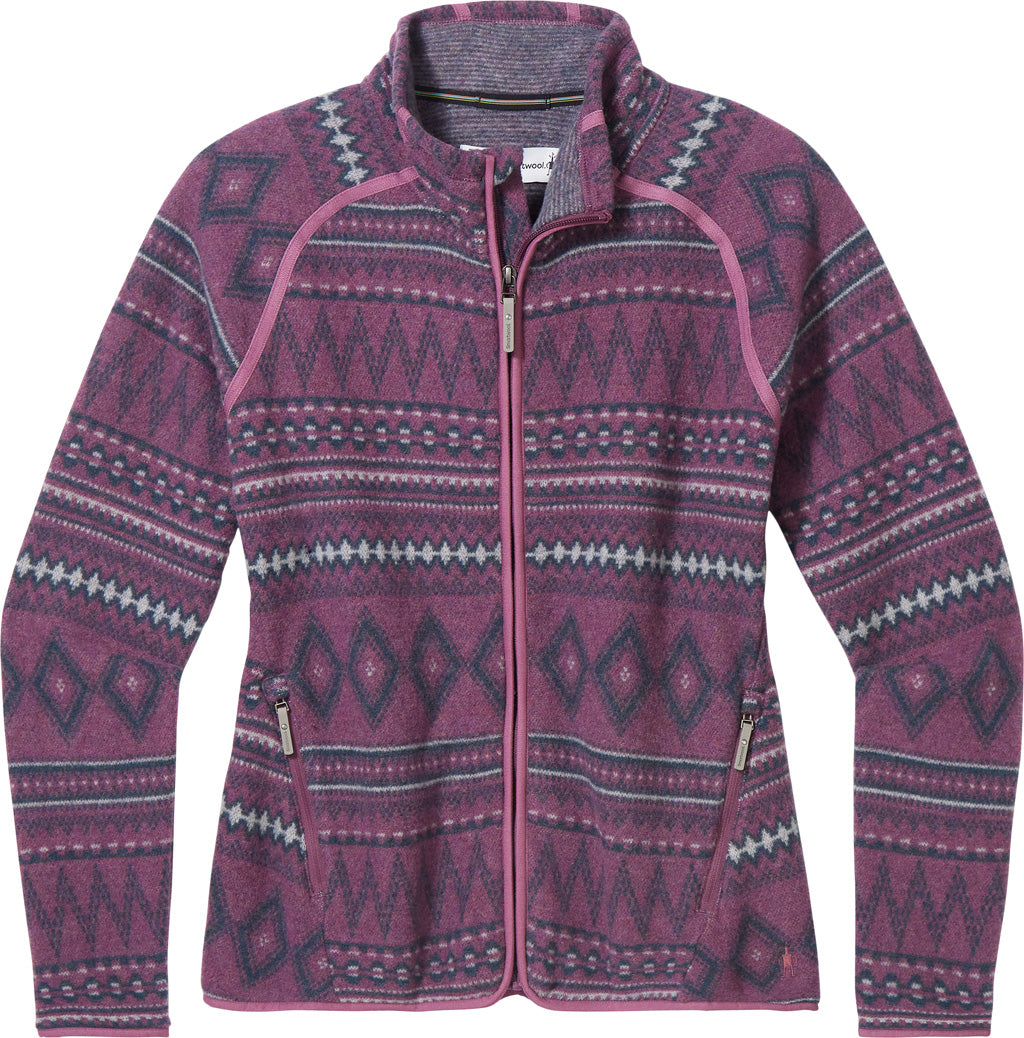 Smartwool + SmartWool Women’s Hudson Trail Pullover Fleece Sweater  Tibetan Red S