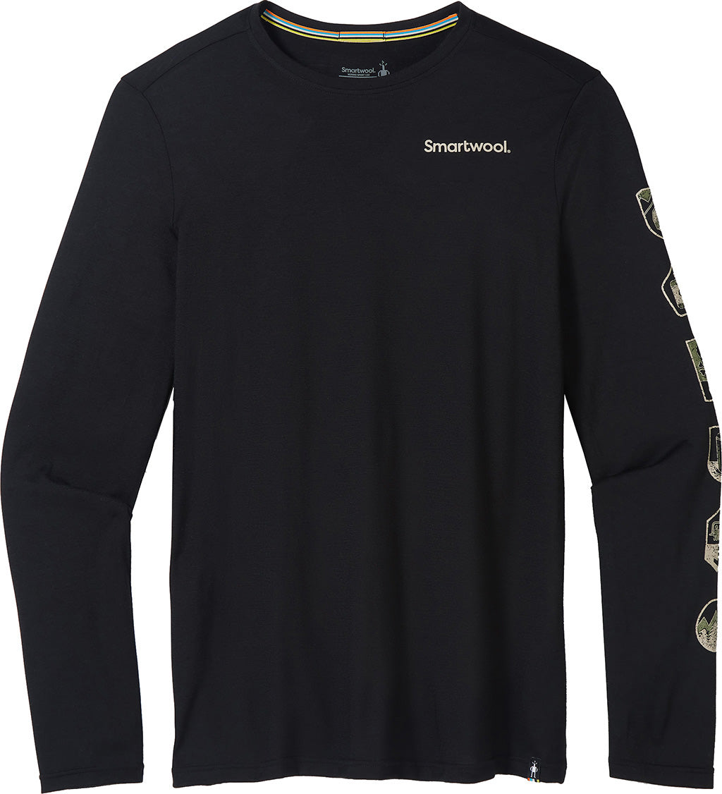 Smartwool Patches Long Sleeve Graphic Tee - Men's | Altitude Sports