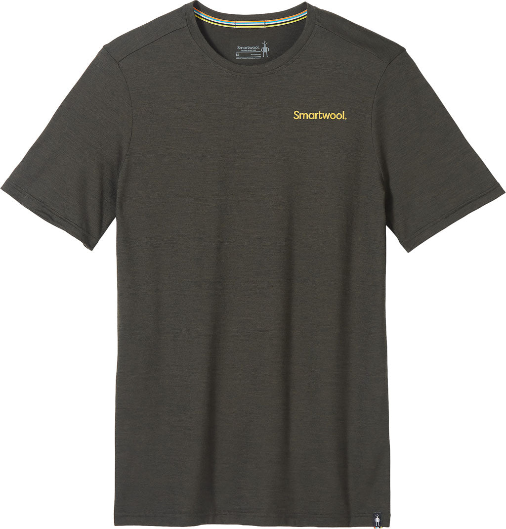 Graphic Tees By Black Lantern – Screen Printed Tri Blend T Shirt in  Athletic Grey, Mountain Range Woodgrain Design (Sizes S-XXL)